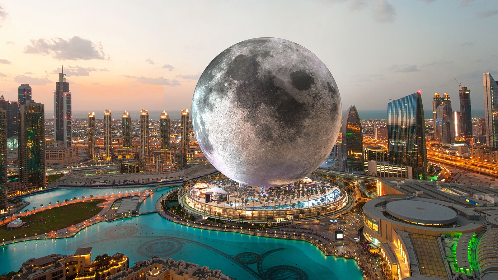 Hoteli në formë të Hënës që mund të ndërtohet në Dubai